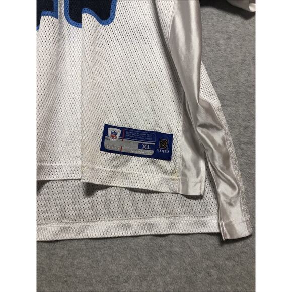 TENNESSEE TITANS #10 Vince Young Football Jersey Reebok Away White NFL Football - Picture 2 of 11